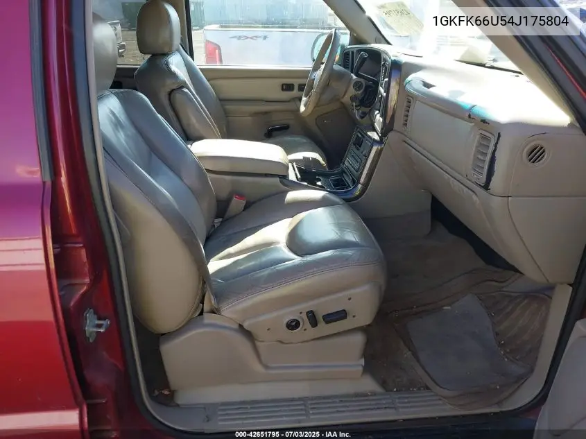 2004 GMC Yukon Xl 1500 Denali VIN: 1GKFK66U54J175804 Lot: 42651795