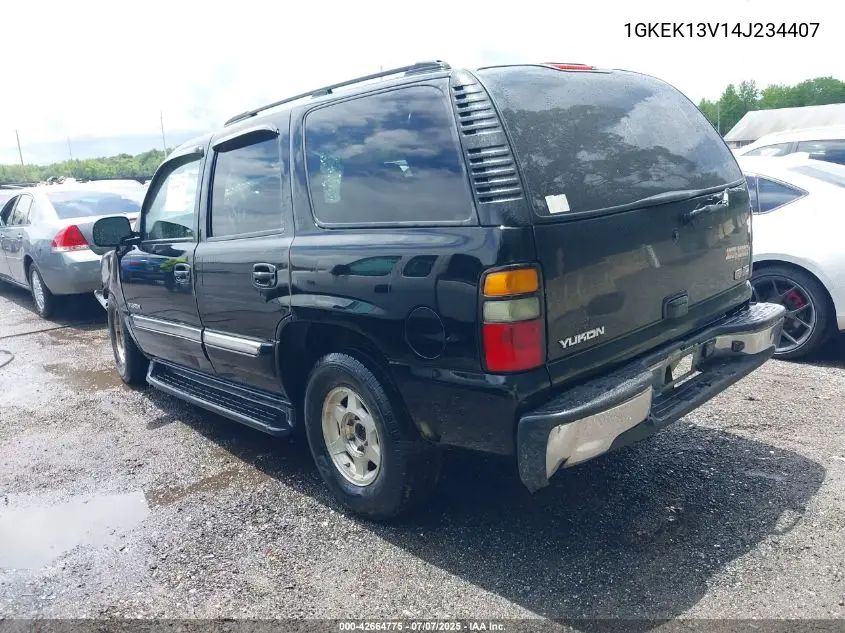 2004 GMC Yukon Sle VIN: 1GKEK13V14J234407 Lot: 42664775