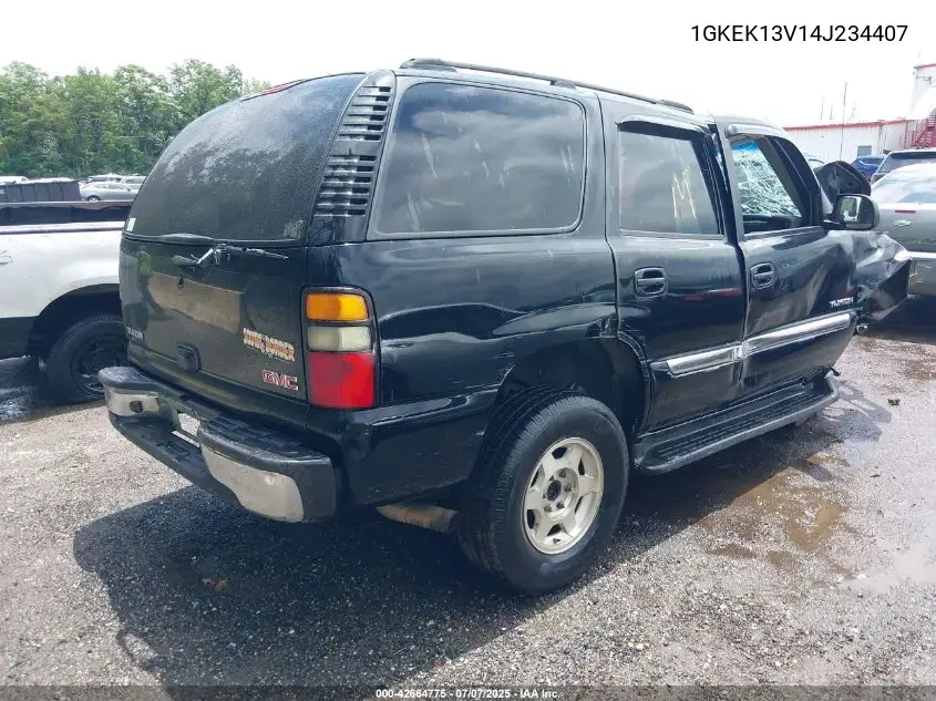 2004 GMC Yukon Sle VIN: 1GKEK13V14J234407 Lot: 42664775