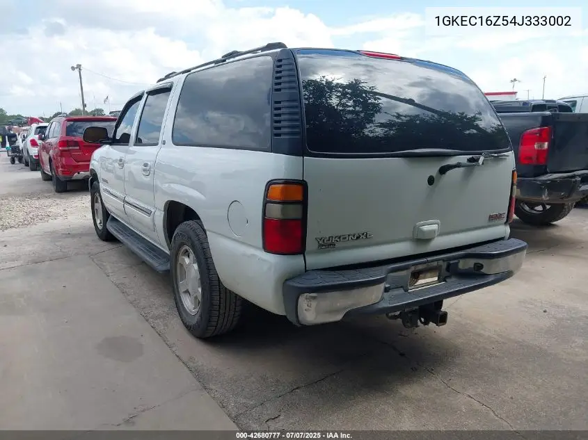 2004 GMC Yukon Xl 1500 Slt VIN: 1GKEC16Z54J333002 Lot: 42680777