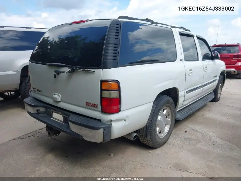 2004 GMC Yukon Xl 1500 Slt VIN: 1GKEC16Z54J333002 Lot: 42680777