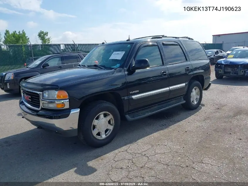 2004 GMC Yukon Slt VIN: 1GKEK13T74J190623 Lot: 42688123
