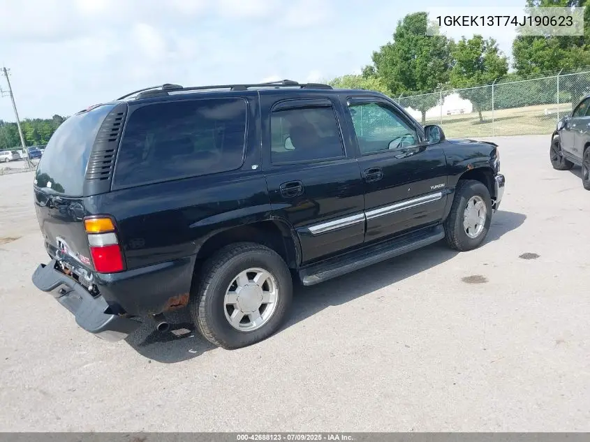 2004 GMC Yukon Slt VIN: 1GKEK13T74J190623 Lot: 42688123
