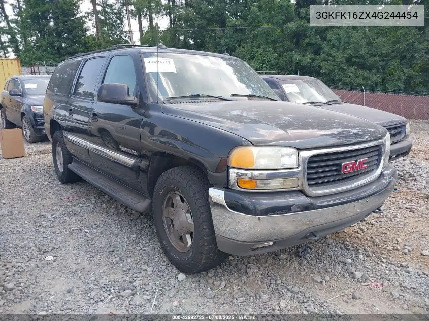 2004 GMC Yukon Xl 1500 Slt VIN: 3GKFK16ZX4G244454 Lot: 42692722