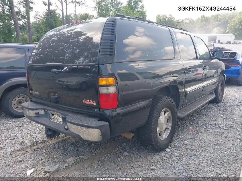 2004 GMC Yukon Xl 1500 Slt VIN: 3GKFK16ZX4G244454 Lot: 42692722