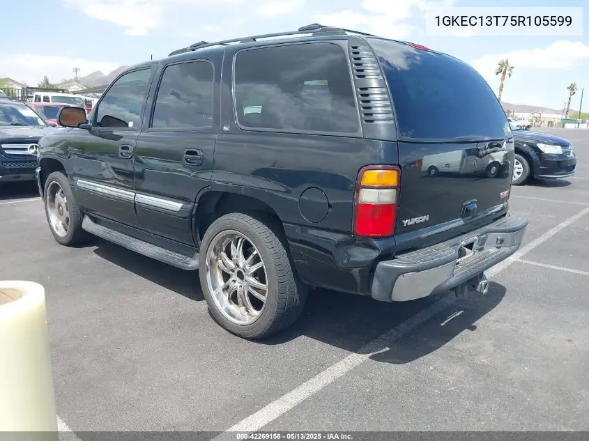 2005 GMC Yukon Slt VIN: 1GKEC13T75R105599 Lot: 42269158