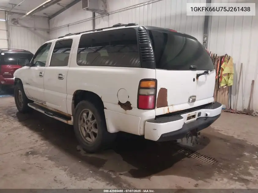 2005 GMC Yukon Xl 1500 Denali VIN: 1GKFK66U75J261438 Lot: 42565488