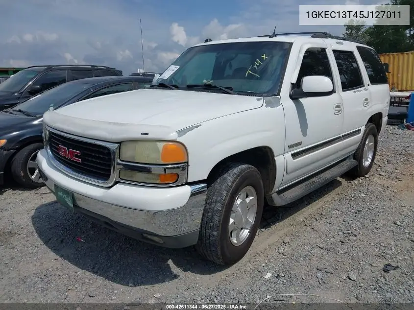 2005 GMC Yukon Slt VIN: 1GKEC13T45J127011 Lot: 42611344