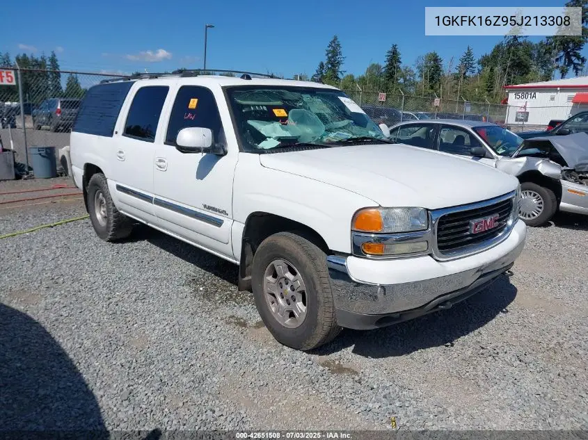 2005 GMC Yukon Xl 1500 Slt VIN: 1GKFK16Z95J213308 Lot: 42651508