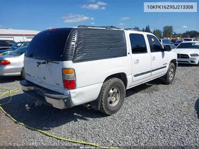 2005 GMC Yukon Xl 1500 Slt VIN: 1GKFK16Z95J213308 Lot: 42651508