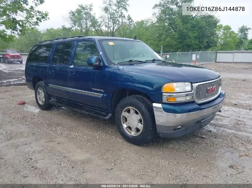 2006 GMC Yukon Xl 1500 Slt VIN: 1GKEC16Z86J144878 Lot: 42228114