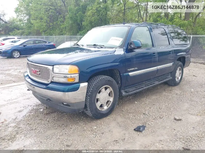 2006 GMC Yukon Xl 1500 Slt VIN: 1GKEC16Z86J144878 Lot: 42228114