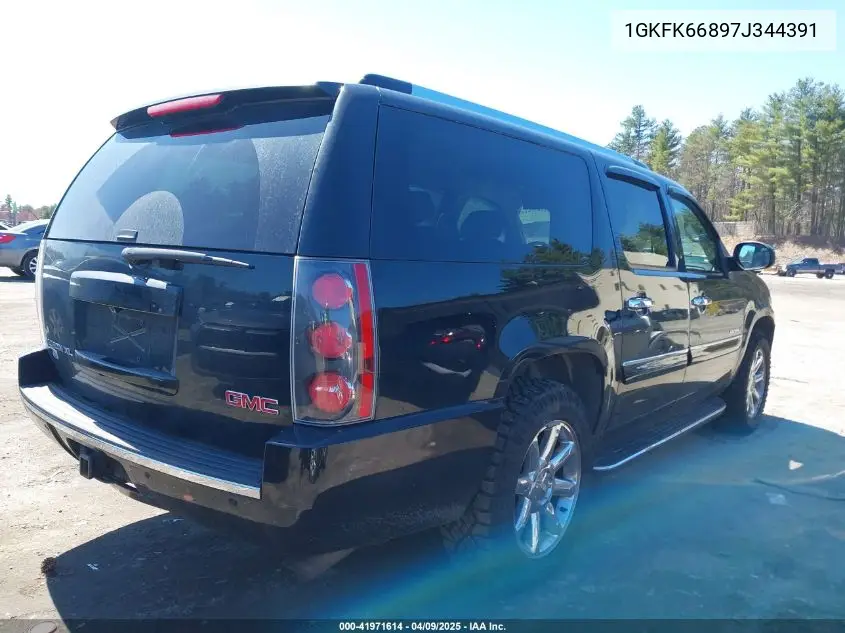 2007 GMC Yukon Xl 1500 Denali VIN: 1GKFK66897J344391 Lot: 41971614