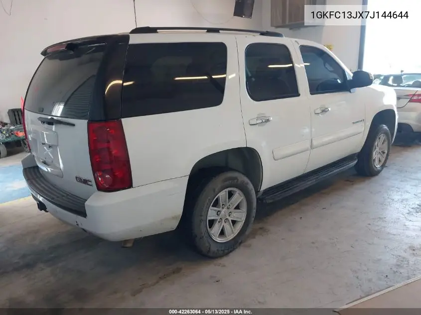 2007 GMC Yukon Sle VIN: 1GKFC13JX7J144644 Lot: 42263064