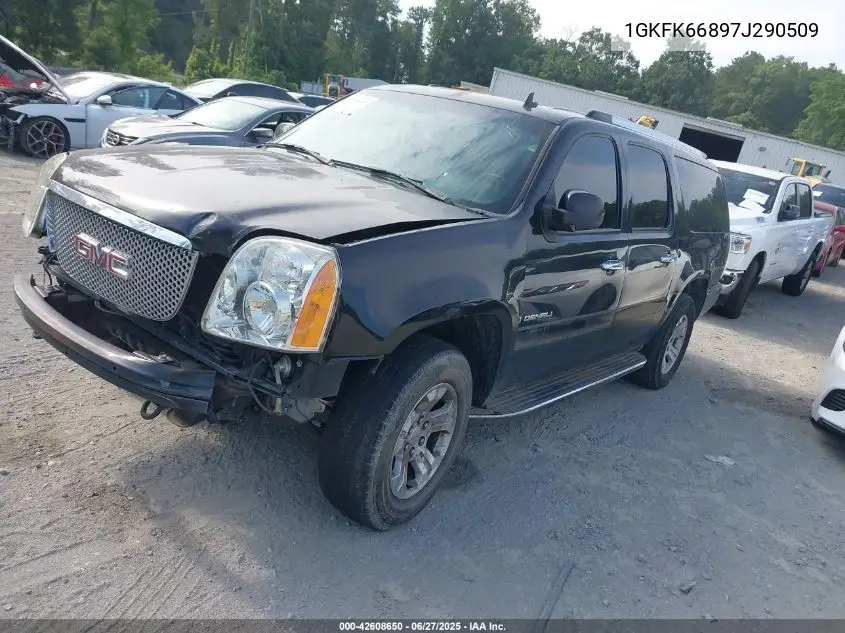 2007 GMC Yukon Xl 1500 Denali VIN: 1GKFK66897J290509 Lot: 42608650