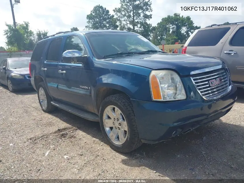 2007 GMC Yukon Slt VIN: 1GKFC13J17R401062 Lot: 42611584
