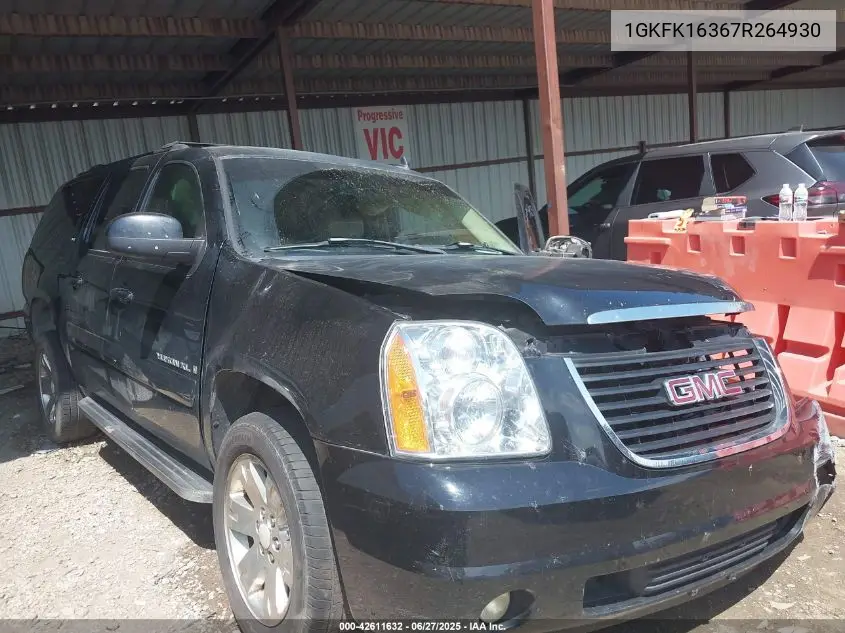 2007 GMC Yukon Xl 1500 Slt VIN: 1GKFK16367R264930 Lot: 42611632