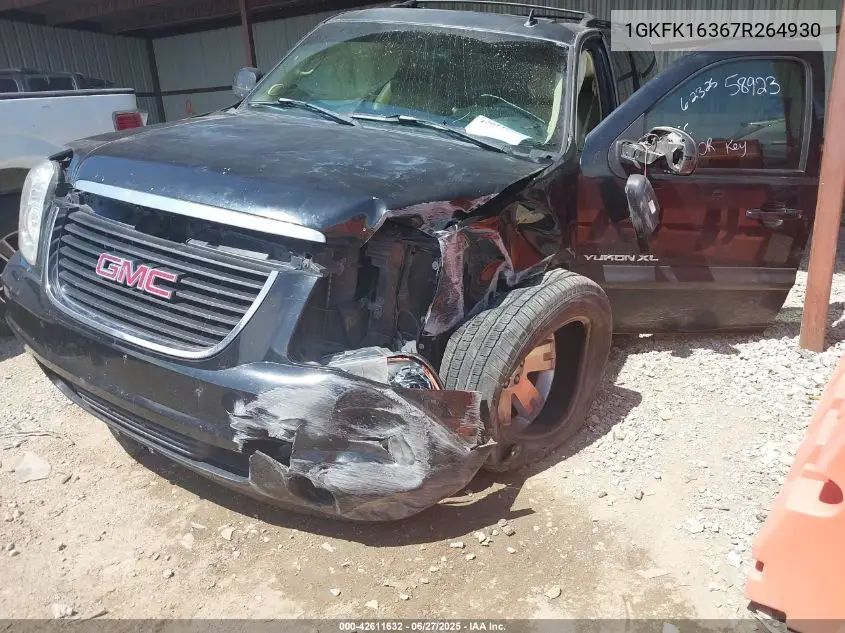 2007 GMC Yukon Xl 1500 Slt VIN: 1GKFK16367R264930 Lot: 42611632