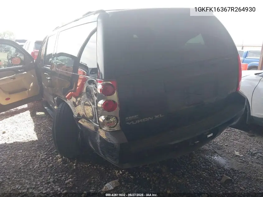 2007 GMC Yukon Xl 1500 Slt VIN: 1GKFK16367R264930 Lot: 42611632