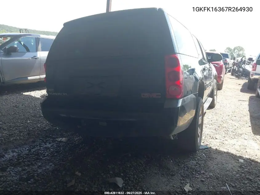 2007 GMC Yukon Xl 1500 Slt VIN: 1GKFK16367R264930 Lot: 42611632