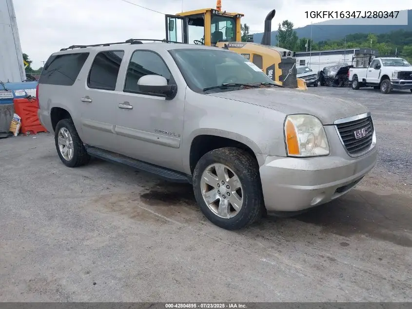 2007 GMC Yukon Xl 1500 Slt VIN: 1GKFK16347J280347 Lot: 42804895