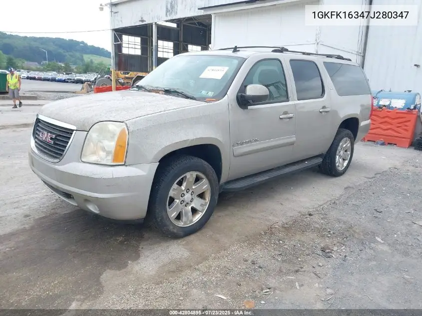 2007 GMC Yukon Xl 1500 Slt VIN: 1GKFK16347J280347 Lot: 42804895