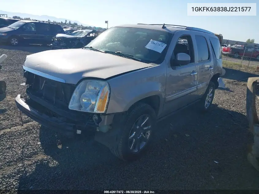 2008 GMC Yukon Denali VIN: 1GKFK63838J221577 Lot: 42617472