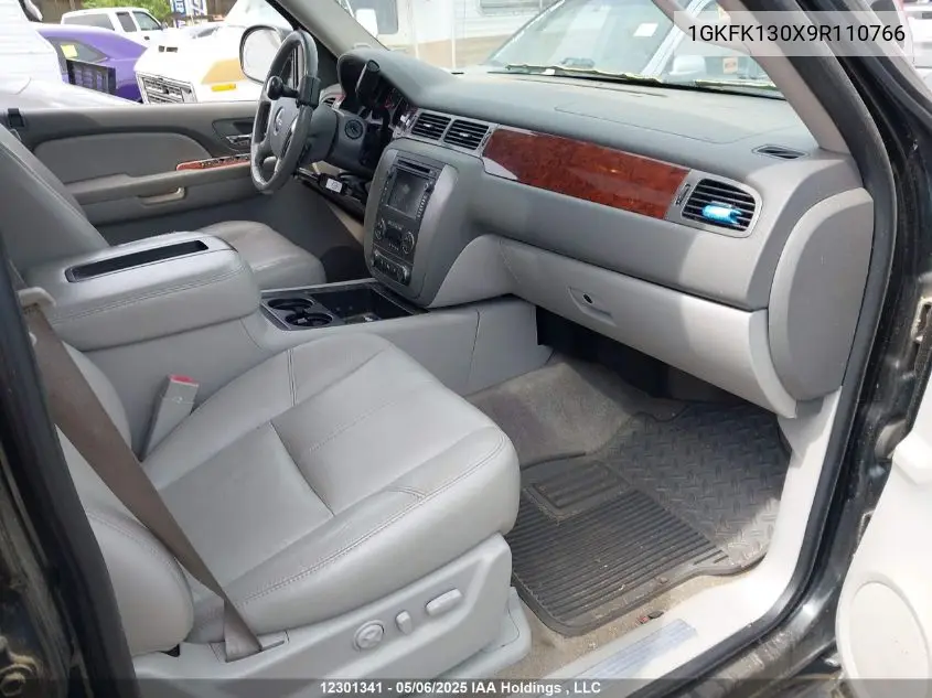 2009 GMC Yukon VIN: 1GKFK130X9R110766 Lot: 12301341