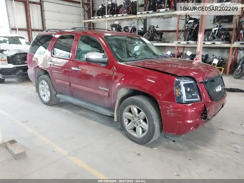2010 GMC Yukon Slt VIN: 1GKUKCE05AR202209 Lot: 42616456