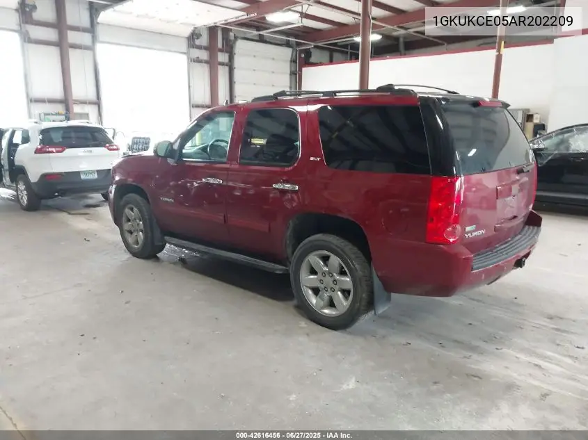 2010 GMC Yukon Slt VIN: 1GKUKCE05AR202209 Lot: 42616456