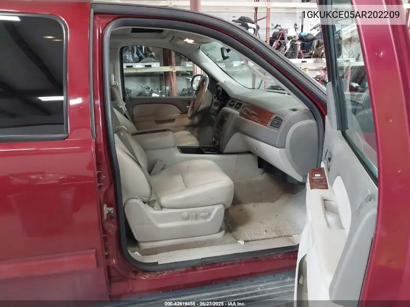 2010 GMC Yukon Slt VIN: 1GKUKCE05AR202209 Lot: 42616456