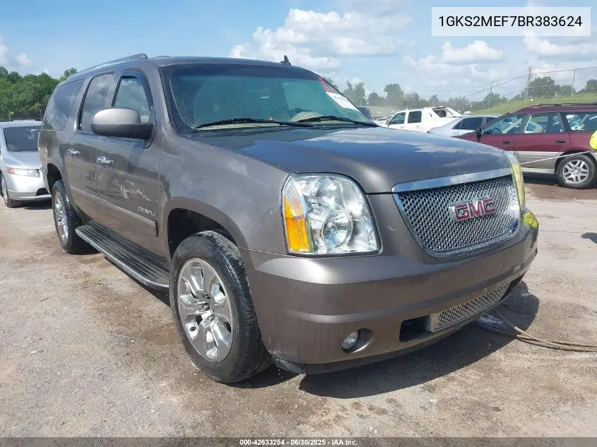 2011 GMC Yukon Xl 1500 Denali VIN: 1GKS2MEF7BR383624 Lot: 42633254