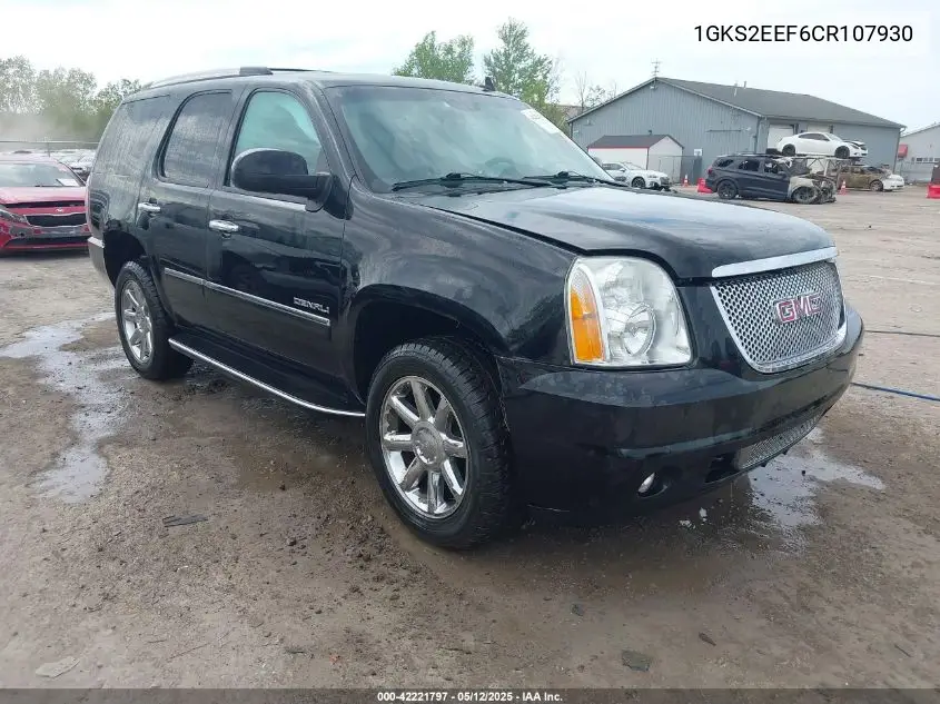 2012 GMC Yukon Denali VIN: 1GKS2EEF6CR107930 Lot: 42221797