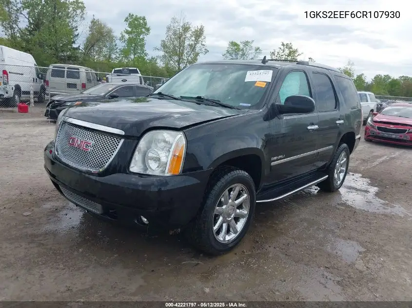 2012 GMC Yukon Denali VIN: 1GKS2EEF6CR107930 Lot: 42221797
