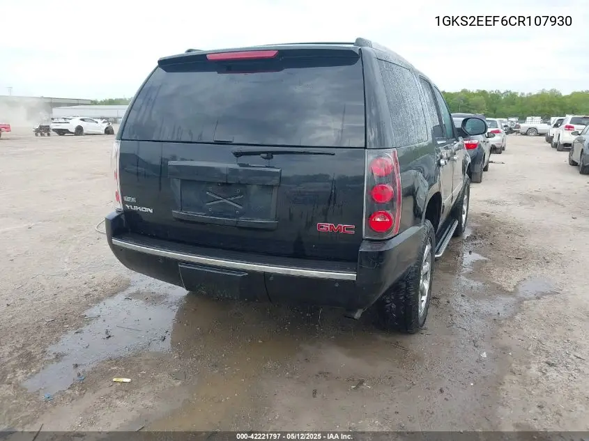 2012 GMC Yukon Denali VIN: 1GKS2EEF6CR107930 Lot: 42221797