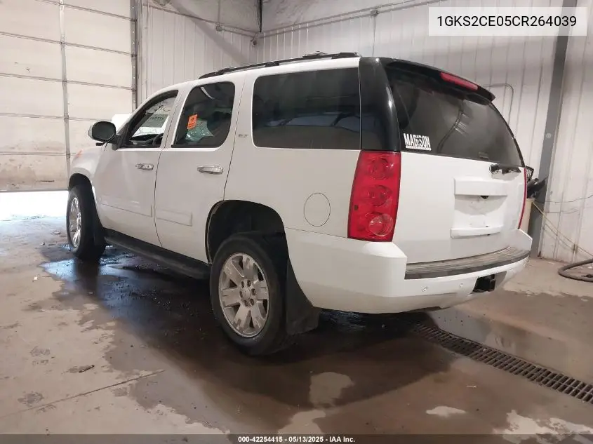 2012 GMC Yukon Slt VIN: 1GKS2CE05CR264039 Lot: 42254415