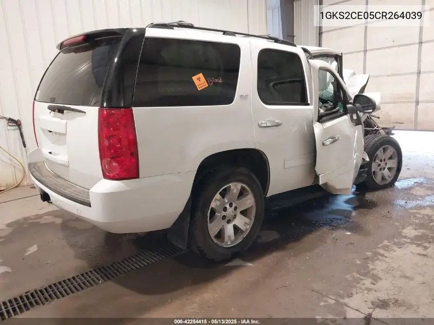 2012 GMC Yukon Slt VIN: 1GKS2CE05CR264039 Lot: 42254415