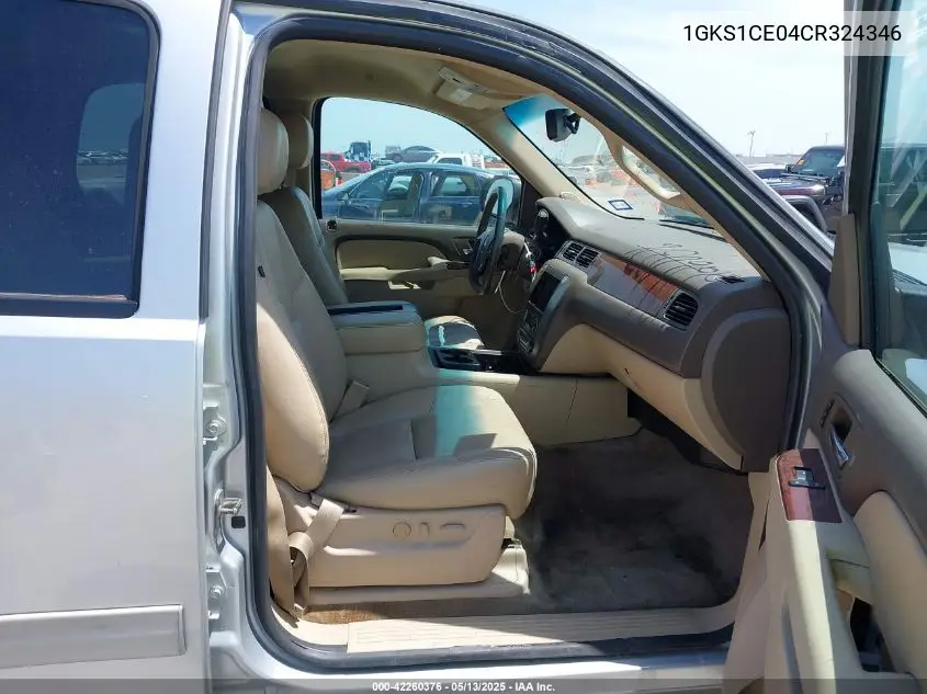 2012 GMC Yukon Slt VIN: 1GKS1CE04CR324346 Lot: 42260376