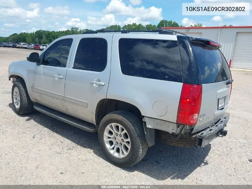 2012 GMC Yukon Sle VIN: 1GKS1AE09CR302802 Lot: 42592064