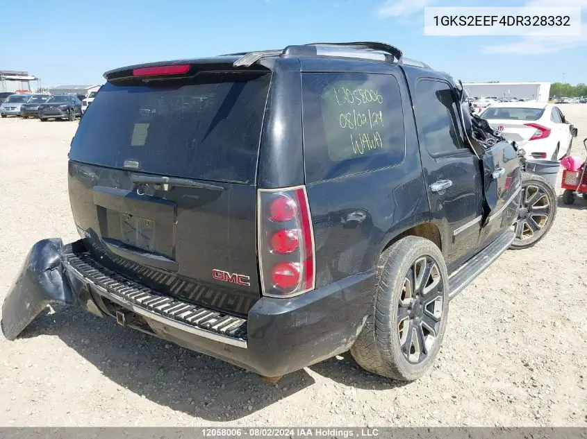 2013 GMC Yukon VIN: 1GKS2EEF4DR328332 Lot: 12058006X