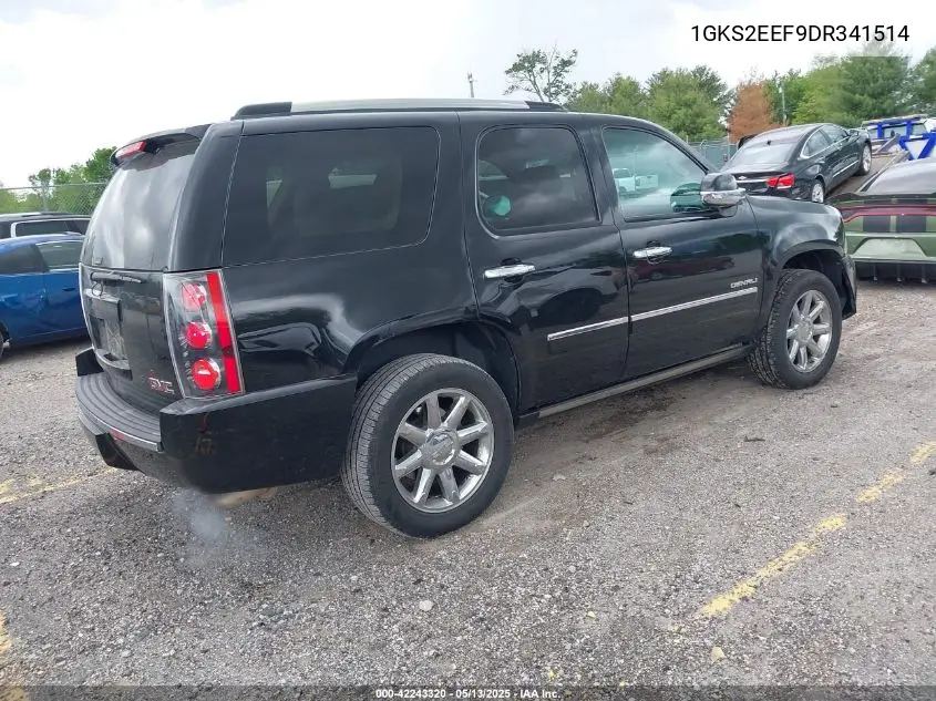 2013 GMC Yukon Denali VIN: 1GKS2EEF9DR341514 Lot: 42243320