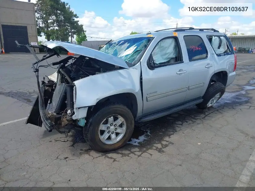 2013 GMC Yukon Slt VIN: 1GKS2CE08DR103637 Lot: 42258199