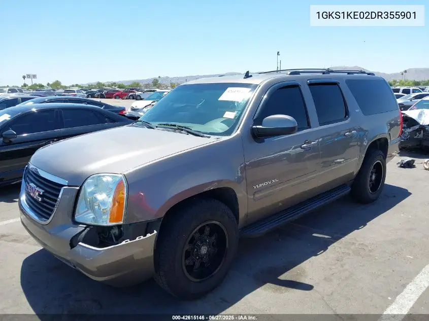 2013 GMC Yukon Xl 1500 Slt VIN: 1GKS1KE02DR355901 Lot: 42615146