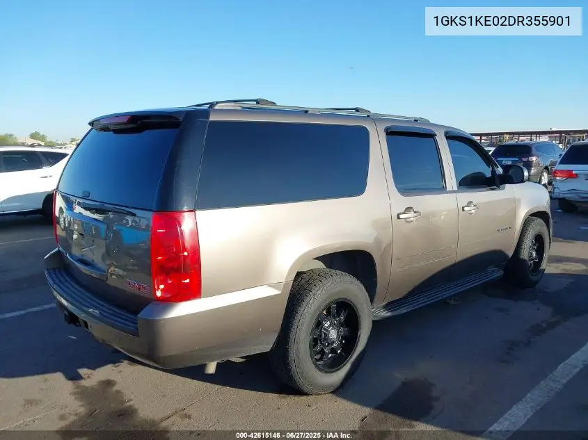 2013 GMC Yukon Xl 1500 Slt VIN: 1GKS1KE02DR355901 Lot: 42615146