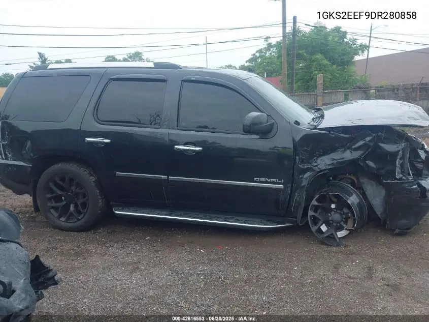 2013 GMC Yukon Denali VIN: 1GKS2EEF9DR280858 Lot: 42616553