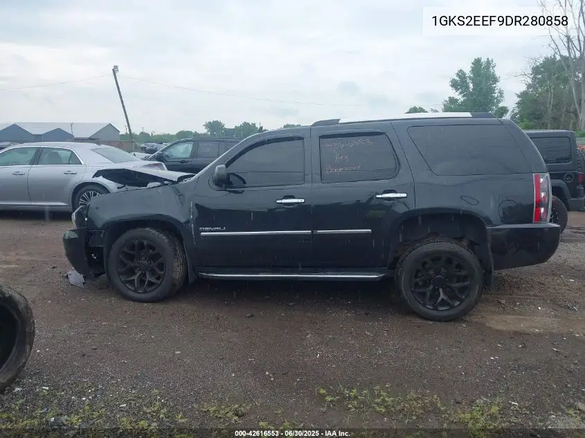 2013 GMC Yukon Denali VIN: 1GKS2EEF9DR280858 Lot: 42616553