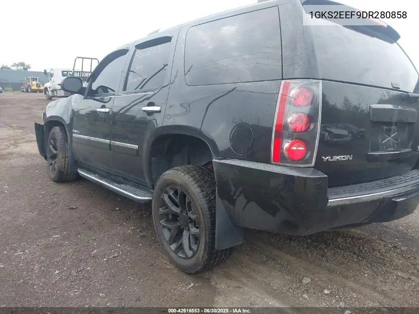 2013 GMC Yukon Denali VIN: 1GKS2EEF9DR280858 Lot: 42616553