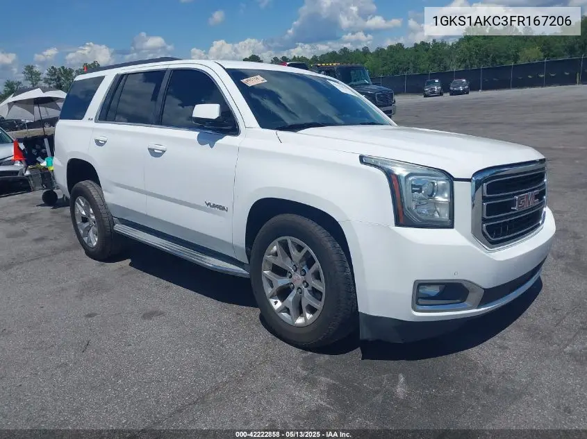 2015 GMC Yukon Sle VIN: 1GKS1AKC3FR167206 Lot: 42222858