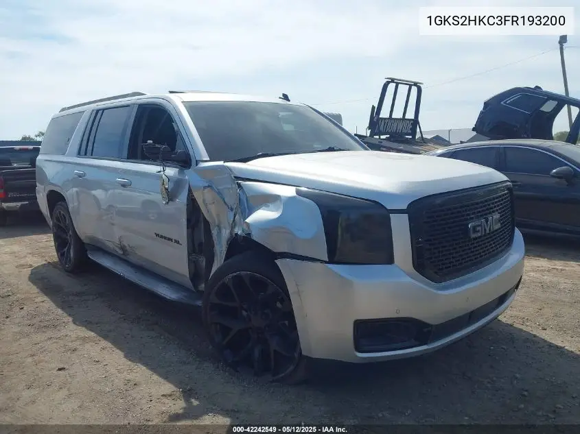 2015 GMC Yukon Xl 1500 Slt VIN: 1GKS2HKC3FR193200 Lot: 42242549
