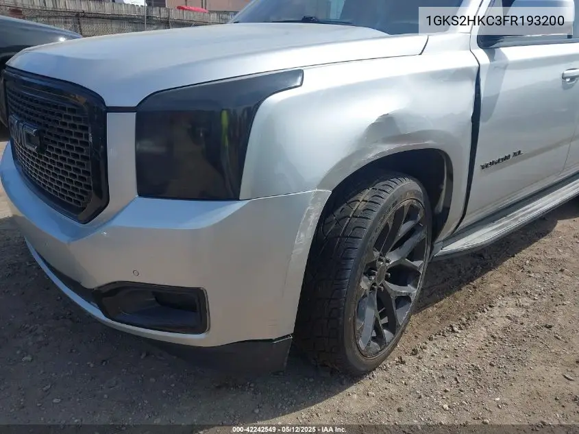 2015 GMC Yukon Xl 1500 Slt VIN: 1GKS2HKC3FR193200 Lot: 42242549